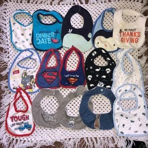 Baby Boy Bibs Bundle